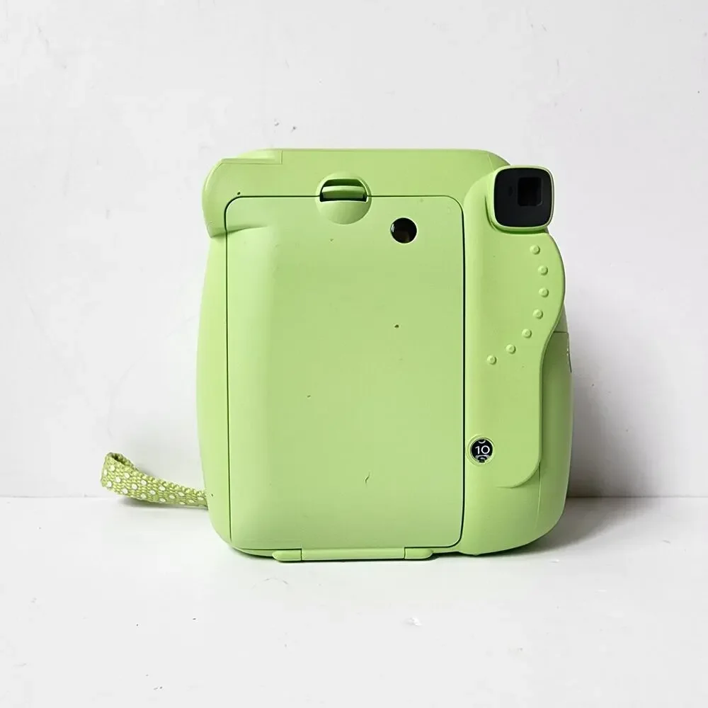 Fujifilm Instax Mini 9 Green Instant Film Camera With Strap Mechanically Tested